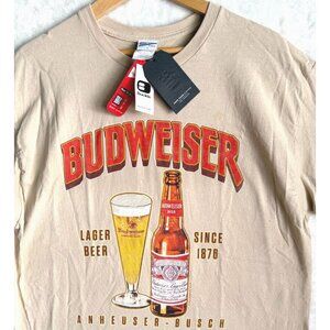 NWT size L Junk Food Tees from The Buckle BUDWEISER beer tee t-shirt